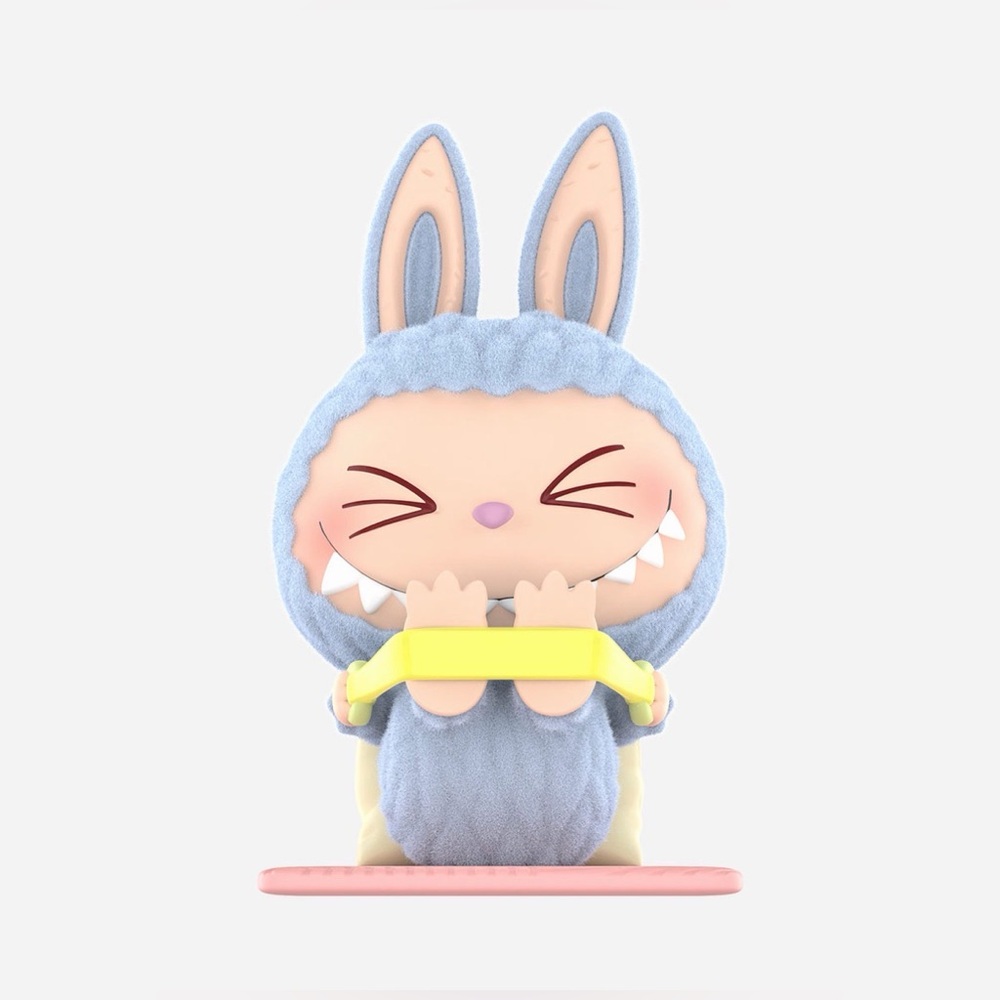 POP MART Labubu Lazy Yoga Figure - STRETCH OUT - Sealed Bag, Open Box